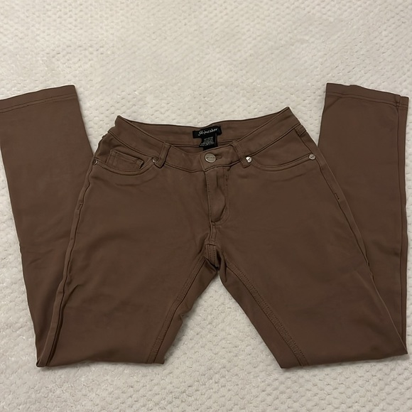 Shinestar Brown Low-Rise Jegging Pants - Picture 7 of 7